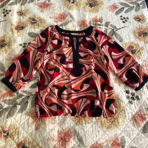Banana Republic Long Sleeved Tunic Style Blouse